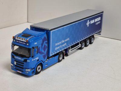 WSI scania R nextgen van VAN MOER uit BELGIE met zeiltrailer