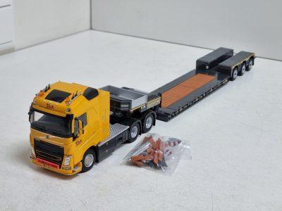 EXCLUSIEF WSI volvo FH4 6x2 van VINK met nooteboom dieplader