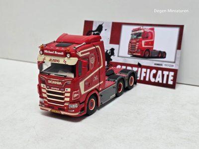 WSI scania S 6x2 van FL. BRANDT & SON uit DENEMARKEN
