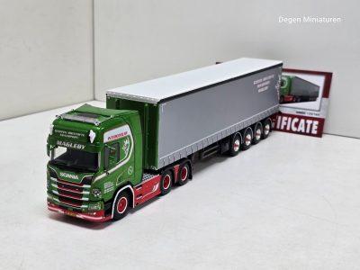 WSI scania R nextgen van STEFFEN BRIXTOFTE uit DENEMARKEN met 4 asser zeiltrailer