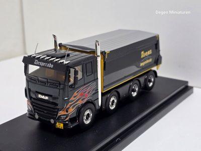 IMC DAF XF 8x4 kipper van AVEMA DESPERADO