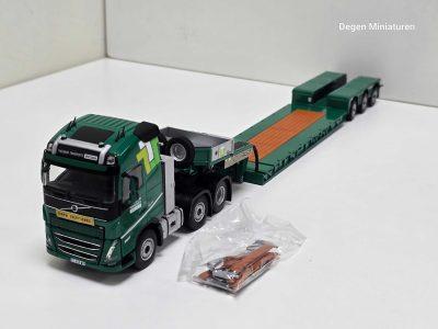 WSI volvo FH5 van THEVENON TRANSPORTS SPECIAUX uit FRANKRIJK met EURO PX LOW LOADER - 3 AXLE