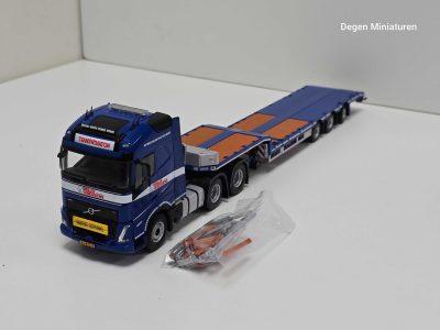 WSI volvo FH5 van TRANSWINATON met SEMI LOW LOADER - 3 AXLE