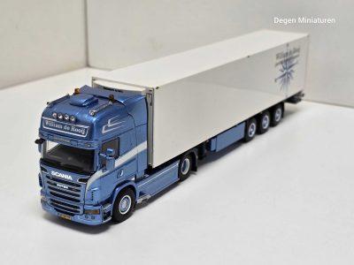 WSI scania R van WILLIAM DE ROOIJ met koeltrailer