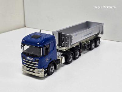 WSI scania R nextgen van KIBAG uit ZWITSERLAND met kipper oplegger
