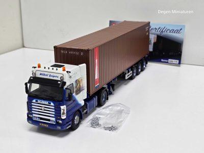 WSI scania 143 streamline van WILBERT KUIPERS met container trailer en 40ft container