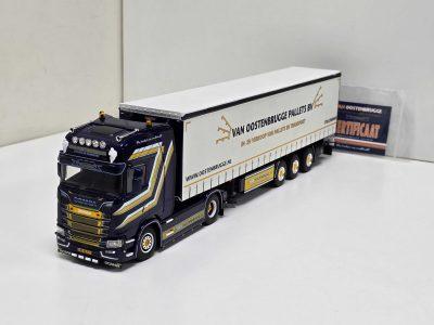 WSI scania S van OOSTENBRUGGE PALLETS met zeiltrailer